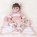 ENADOLL Reborn Baby Doll Realistic Silicone Vinyl Cute Headband Baby 16 inch Weighted Soft Body Lifelike Doll Gift Set for Ages 3Cute Headband - Image 2