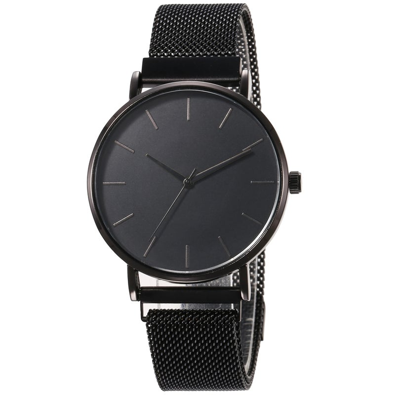 Y&D High Quality Minimalism Thin Men and Women Watch Stainless Steel Magnetic Mesh Strap Quartz Watch Gift Men Wristwatch No logo - Image 1