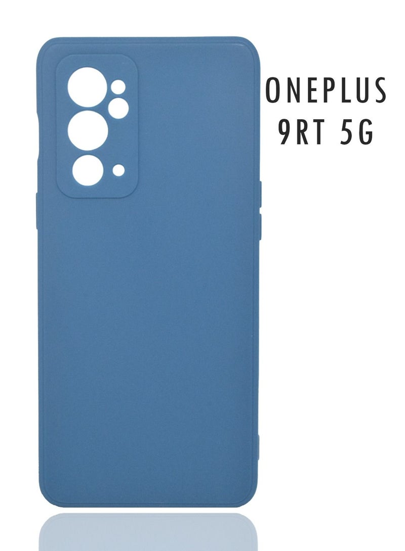 BORTONY OnePlus 9RT Case 5G Liquid Silicone Camera Protective Cover With Inside Microfiber Lining - Image 1