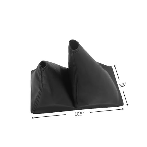 Lskioer Black Manual Shift Boot Cover 105 Fits for Toyota 4Runner Pickup 4x4 5spd 19841989 PU Leather Car Shifter Dust Cover - Image 3