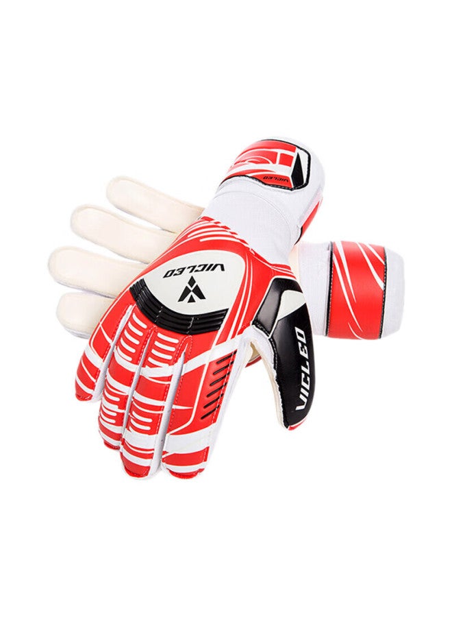 Vicleo Professional Finger-protecting Gloves For Children And Adults, Soccer Goalkeeper Gloves, Goalkeeper Gloves , 16z15001 Red Size 9 - Image 2