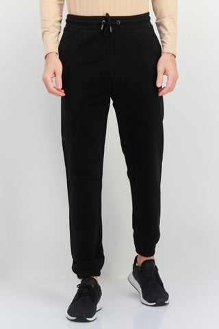 Men Regular Fit Brand Logo Jogger Pants, Black - pzsku/Z4054751A1681F5D89A7CZ/45/1746209584/8ebe7b75-7978-49d9-94ea-12cbaa66253a
