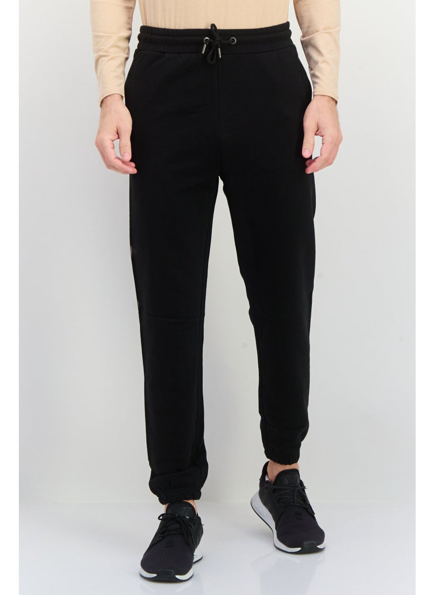 Penfield Men Regular Fit Brand Logo Jogger Pants, Black  - Image 1