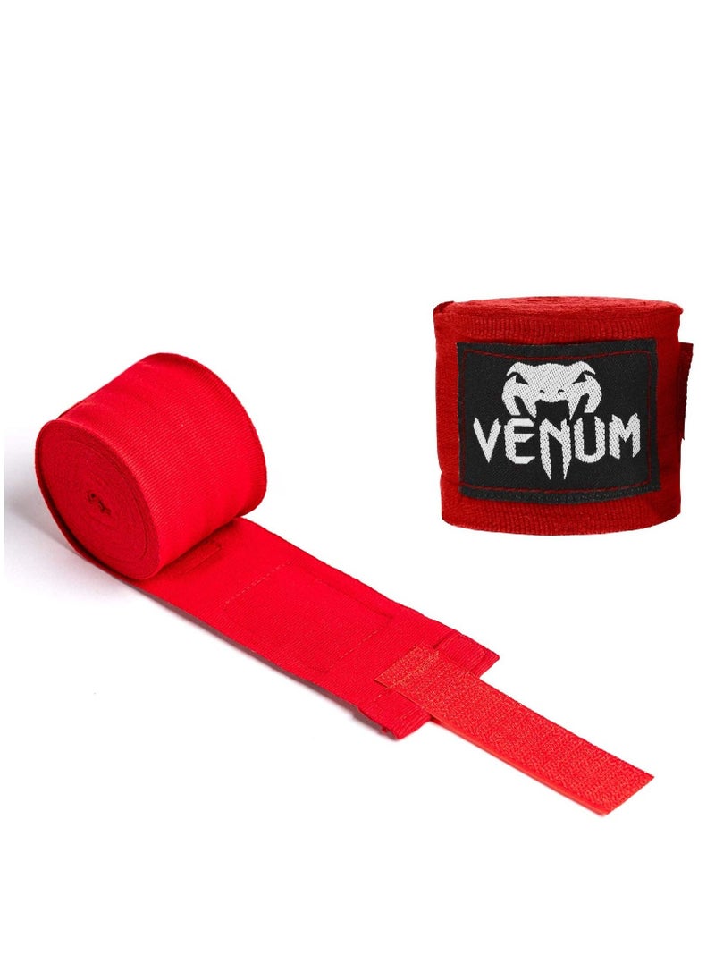 VENUM 3.5M Boxing Hand Wraps Punching Bandage 2Pcs, Red  - Image 1
