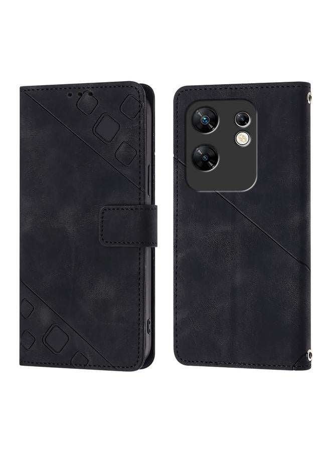 Zaboon Case For Infinix Zero 30 4G Skin Feel Embossed Leather Phone Case - Image 2