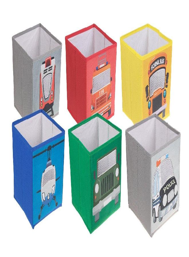 Clever Creations Vehicle Variety Collapsible Storage Organizer Storage Box Folding Storage | Perfect Size Storage Chest for Books, Shoes & Games - Image 2