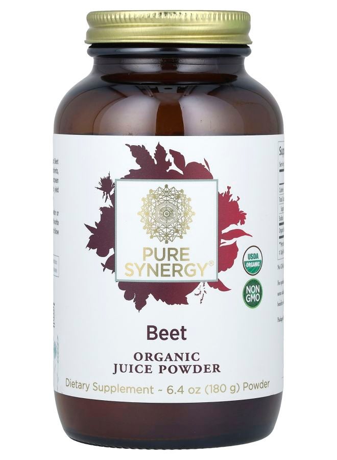 Pure Synergy Beet Organic Juice Powder 6.4 oz (180 g)
