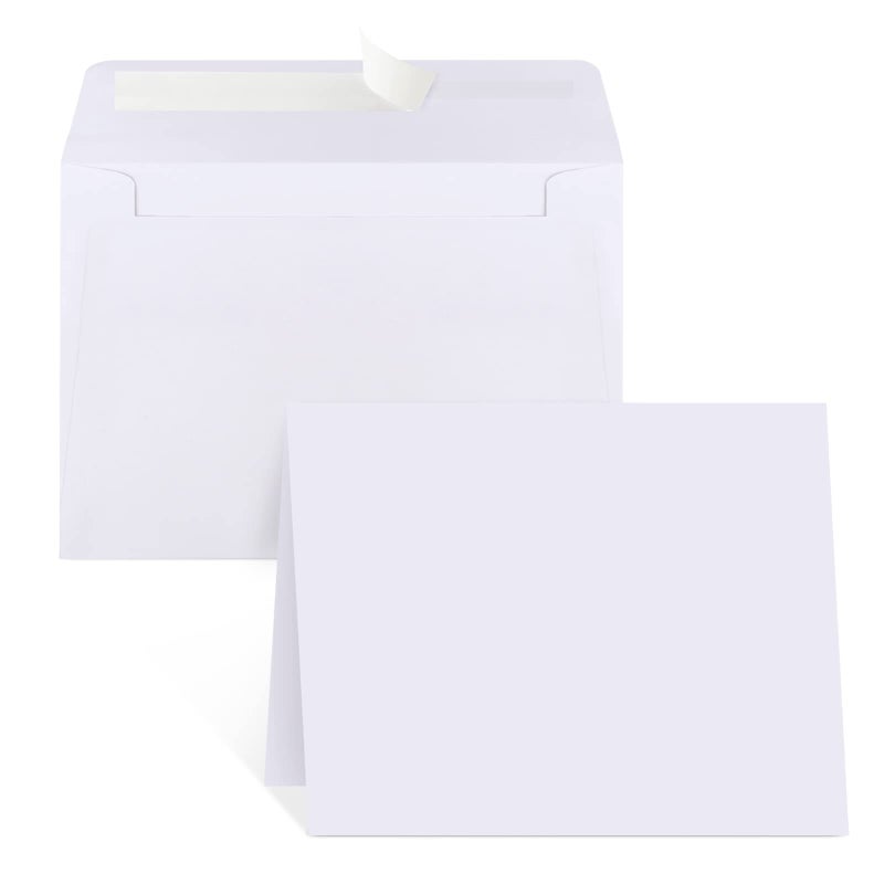 Joyberg Blank Cards and Envelopes 4x6, 30 Pack White Invitation Cardstock with 30 Pack Envelopes, Thank you Blank Greeting Cards, for All Occasions DIY, Print custom - Image 1