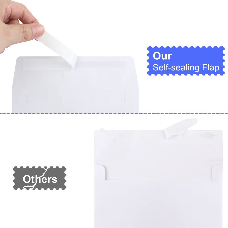 Joyberg Blank Cards and Envelopes 4x6, 30 Pack White Invitation Cardstock with 30 Pack Envelopes, Thank you Blank Greeting Cards, for All Occasions DIY, Print custom - Image 3