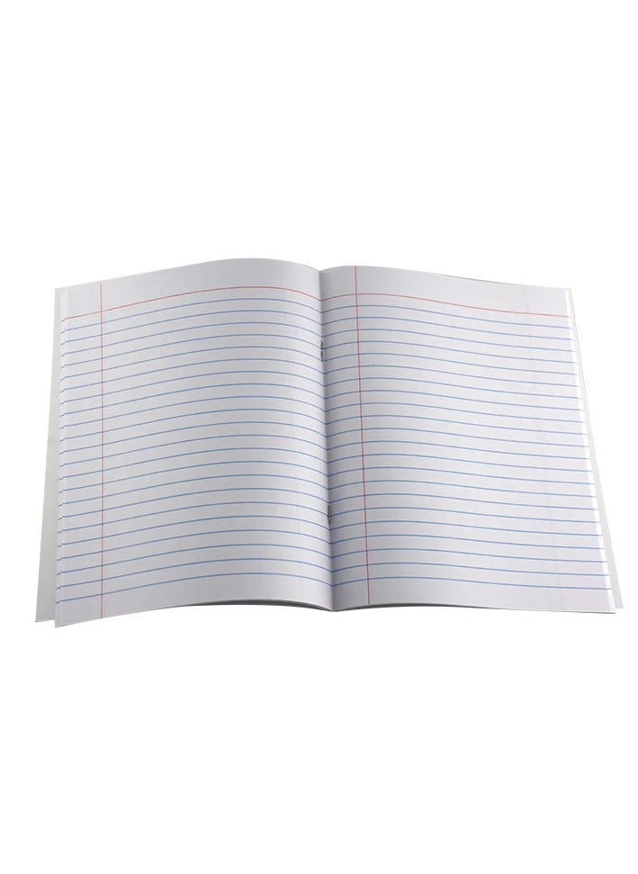 Navneet 5-Piece 200-Page A5 Single Line Exercise Book With Pink PVC Cover  - Image 4