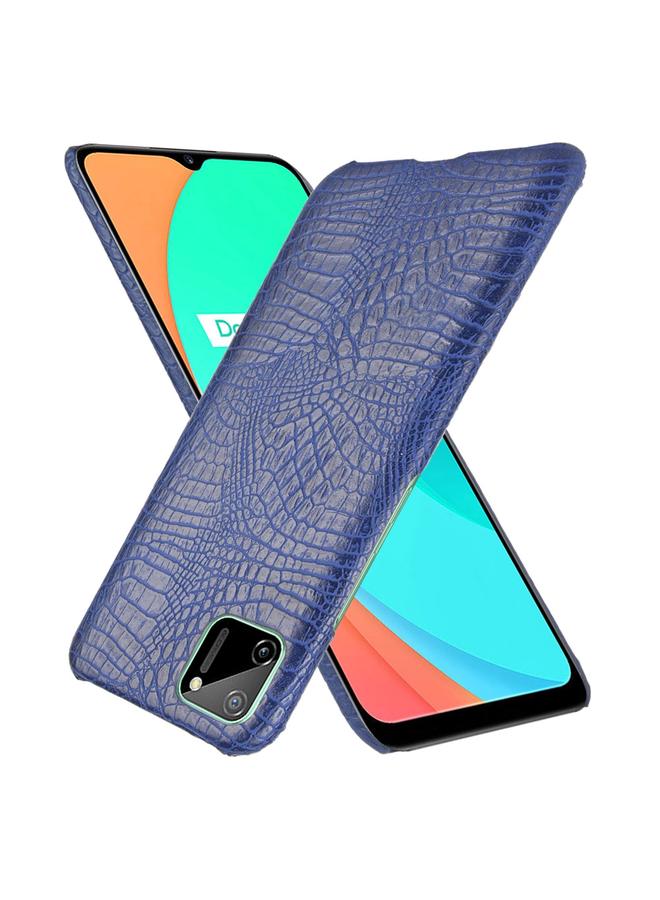اس-توب جراب لهاتف Oppo Realme C11 مقاوم للصدمات مصنوع من جلد التمساح PC + PU - Image 2