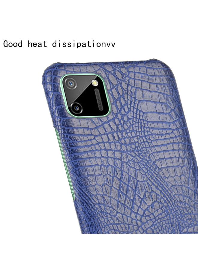 اس-توب جراب لهاتف Oppo Realme C11 مقاوم للصدمات مصنوع من جلد التمساح PC + PU - Image 5