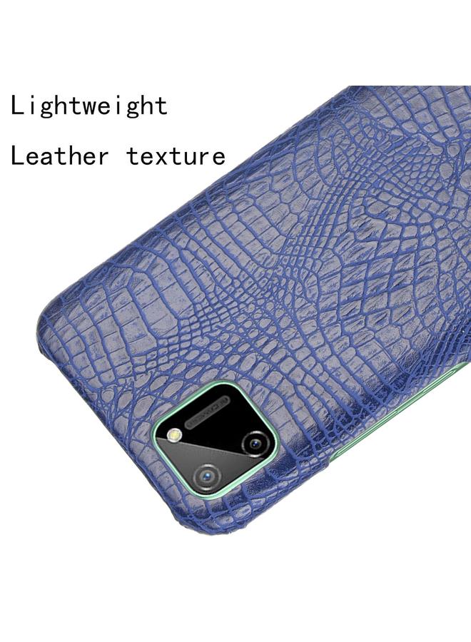 اس-توب جراب لهاتف Oppo Realme C11 مقاوم للصدمات مصنوع من جلد التمساح PC + PU - Image 4
