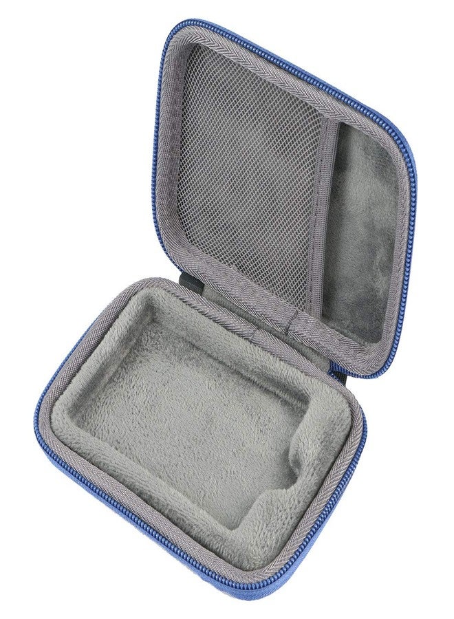 كو2كريا حقيبة سفر صلبة بديلة من co2CREA لوحدة التخزين الخارجية المحمولة WD My Passport Go Cobalt SSD بسعة 500 جيجابايت / 1 تيرابايت (حقيبة سوداء + سحاب أزرق) - Image 2