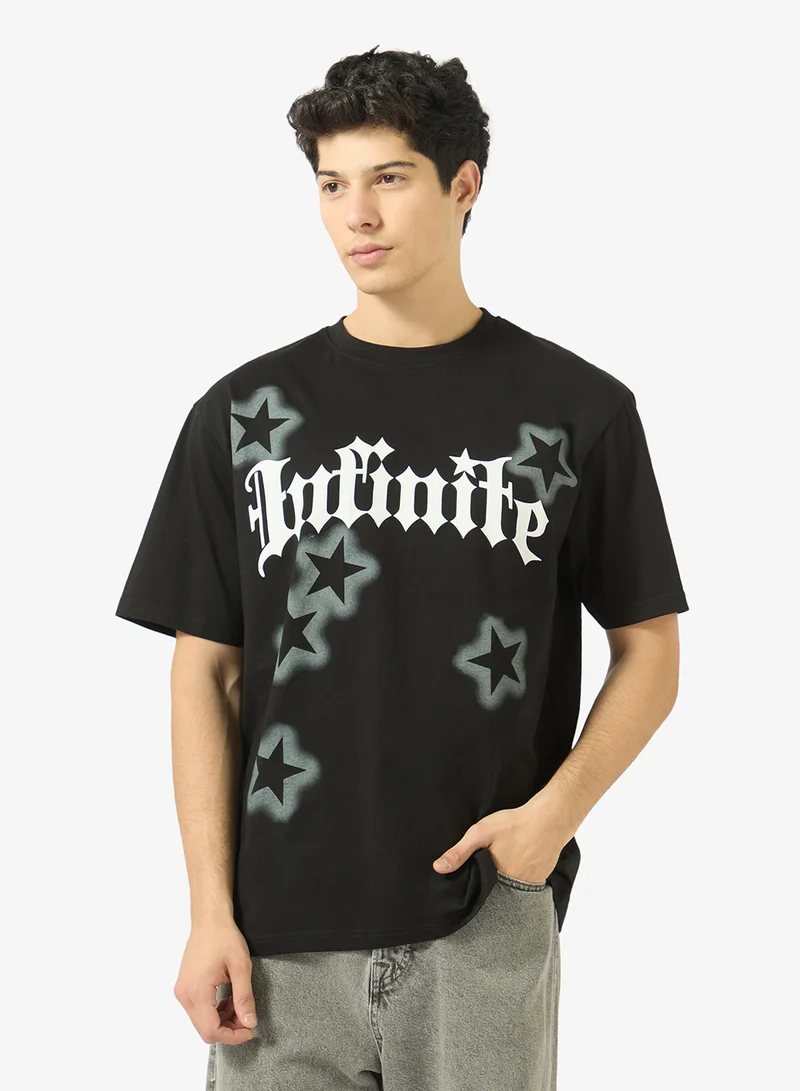 Ripples Mens Drop Shoulder T-shirt