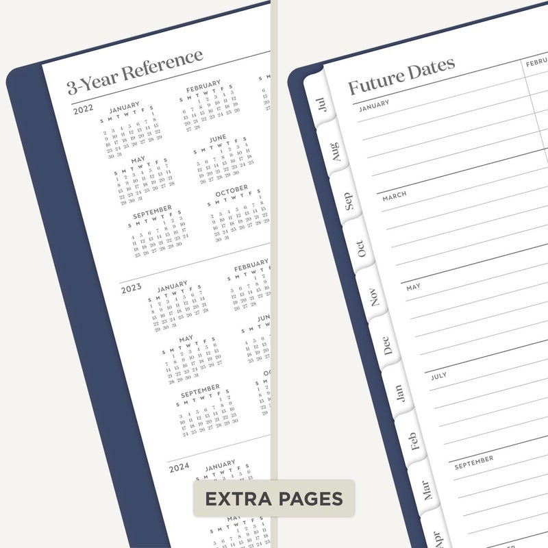Cambridge 2022-2023 Planner, Weekly & Monthly Academic, 5-1/2" x 8-1/2", Small, WorkStyle Classic, Navy (1606-200A-58) - Image 4