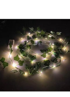 Cordova Artificial Leaf Plant Vine 100 LED String Light Hanging for Bedroom Wedding Party Wall Decor  - Image 2
