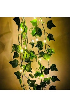 Cordova Artificial Leaf Plant Vine 100 LED String Light Hanging for Bedroom Wedding Party Wall Decor  - Image 3