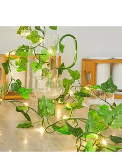 Cordova Artificial Leaf Plant Vine 100 LED String Light Hanging for Bedroom Wedding Party Wall Decor  - Image 5