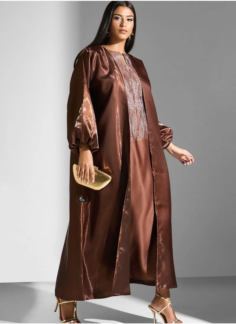 Meem by Mariyah Balloon Sleeve Abaya
