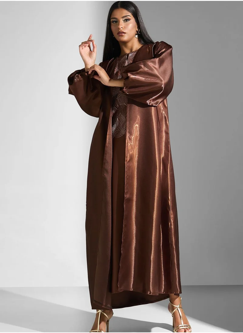 Meem by Mariyah Balloon Sleeve Abaya