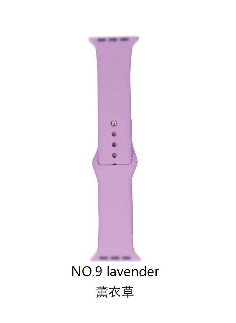 Apple Watch Band 41mm 40mm 38mm Soft Silicone Sport Band Replacement Wrist Strap Compatible for iWatch Apple Watch Series 7/SE/6/5/4/3/2/1,Nike+,Sport,Edition