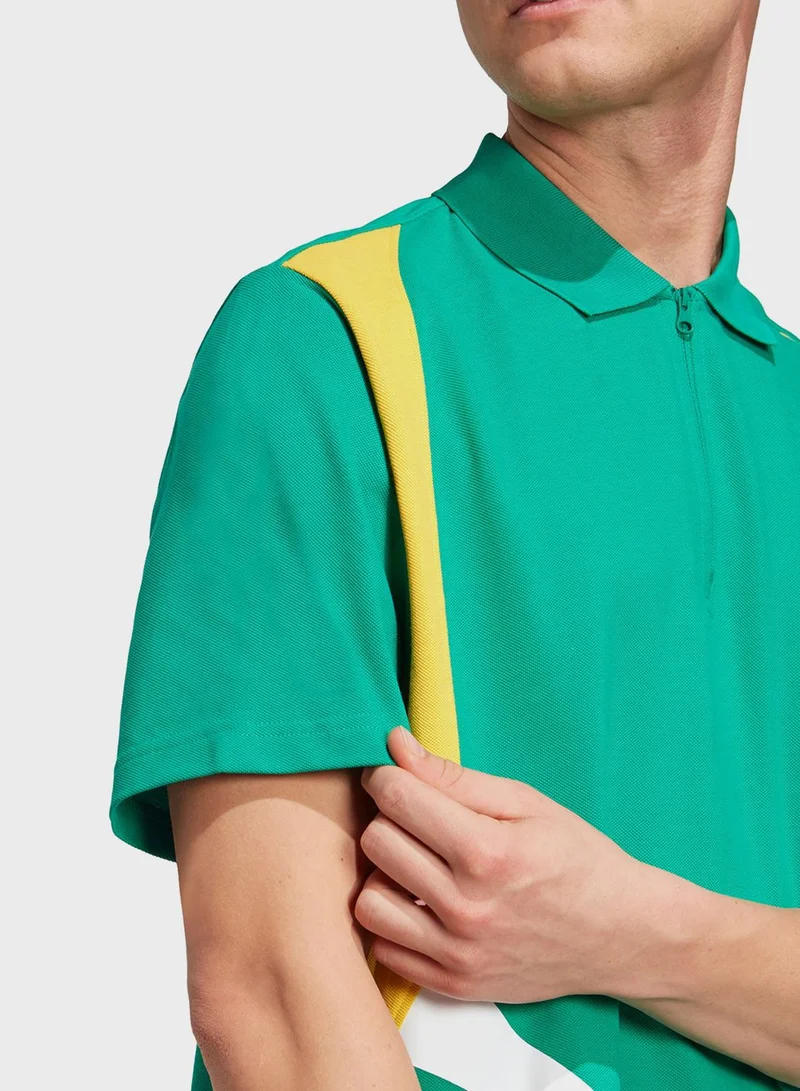 Adidas Colour Block Polo