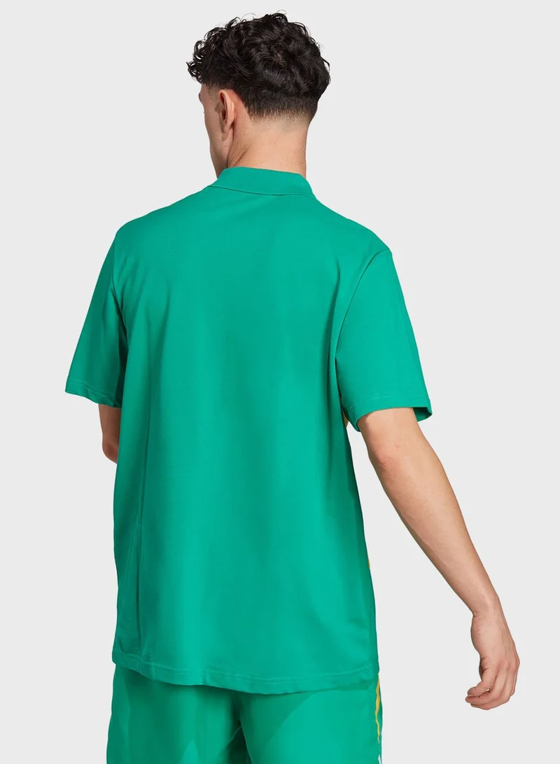 Adidas Colour Block Polo