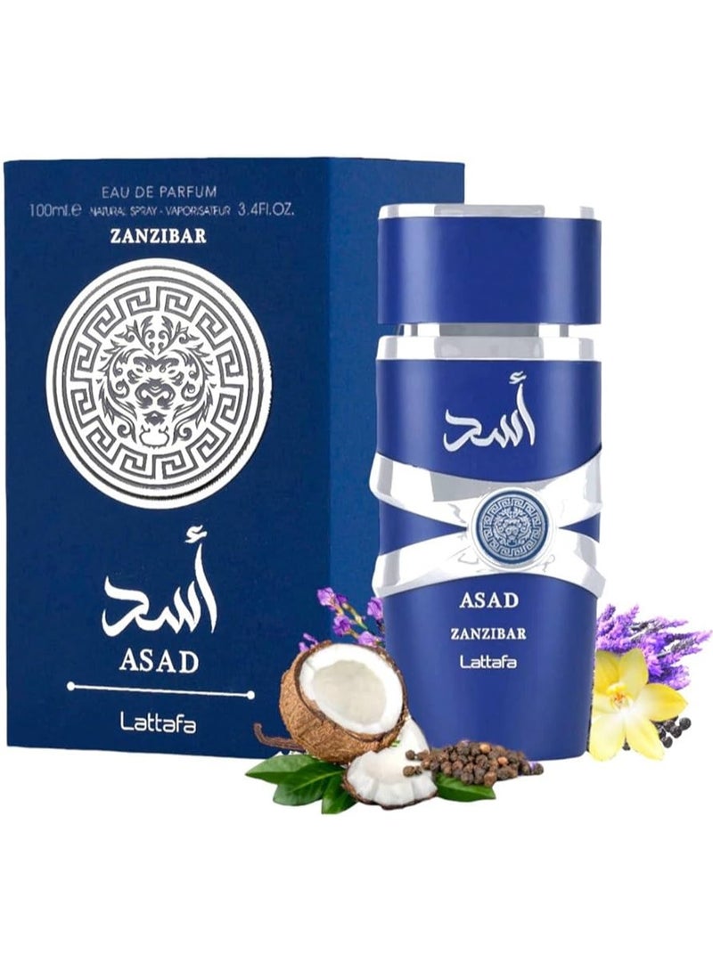 LATTAFA ASAD ZANZIBAR EAU DE PARFUM 100ML - Image 1