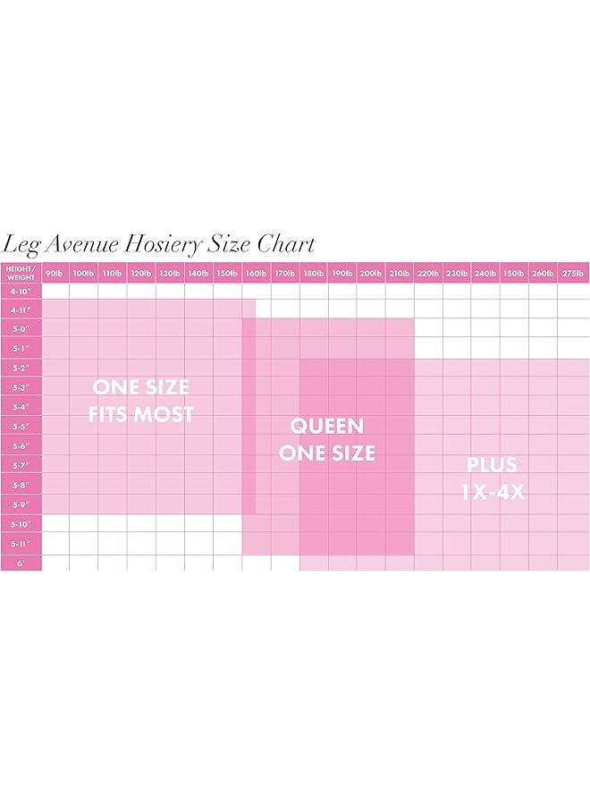 Leg Avenue Girl'S Fishnet Tights White Large - Image 2