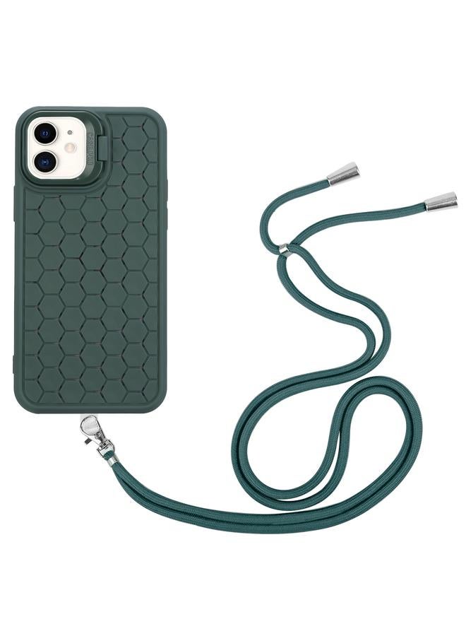 Zaboon Case For iPhone 11 Honeycomb Radiating Holder TPU Phone Case with Lanyard - Image 4