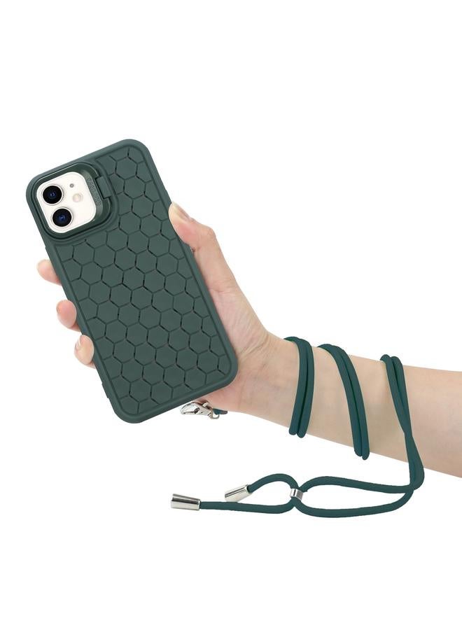 Zaboon Case For iPhone 11 Honeycomb Radiating Holder TPU Phone Case with Lanyard - Image 5