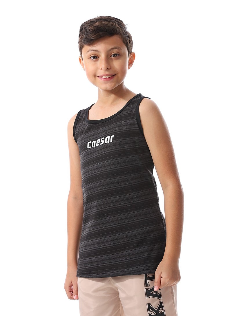 Caesar Frontstripped Sportive Tank Top  - Image 2