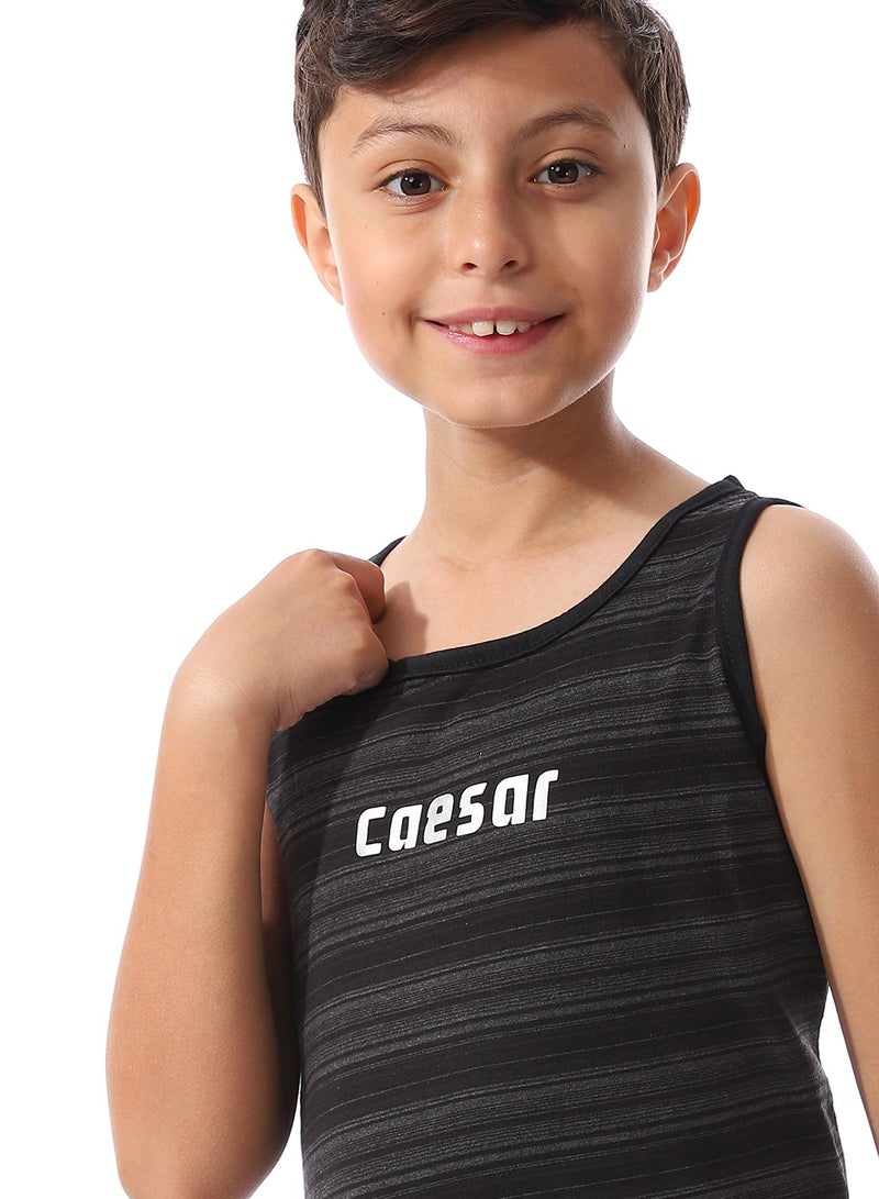 Caesar Frontstripped Sportive Tank Top  - Image 3