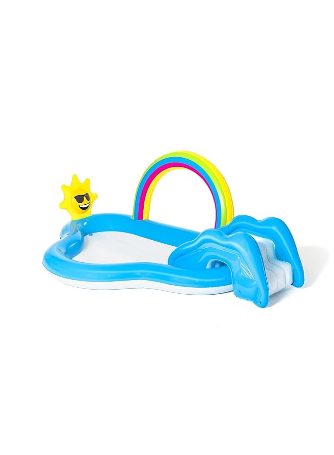 Bestway Rainbow N' Shine Pool And Play Center 2.57M X 1.45M X 91Cm - Image 1