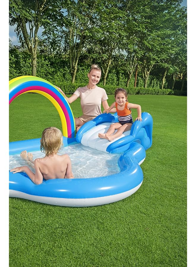 Bestway Rainbow N' Shine Pool And Play Center 2.57M X 1.45M X 91Cm - Image 2