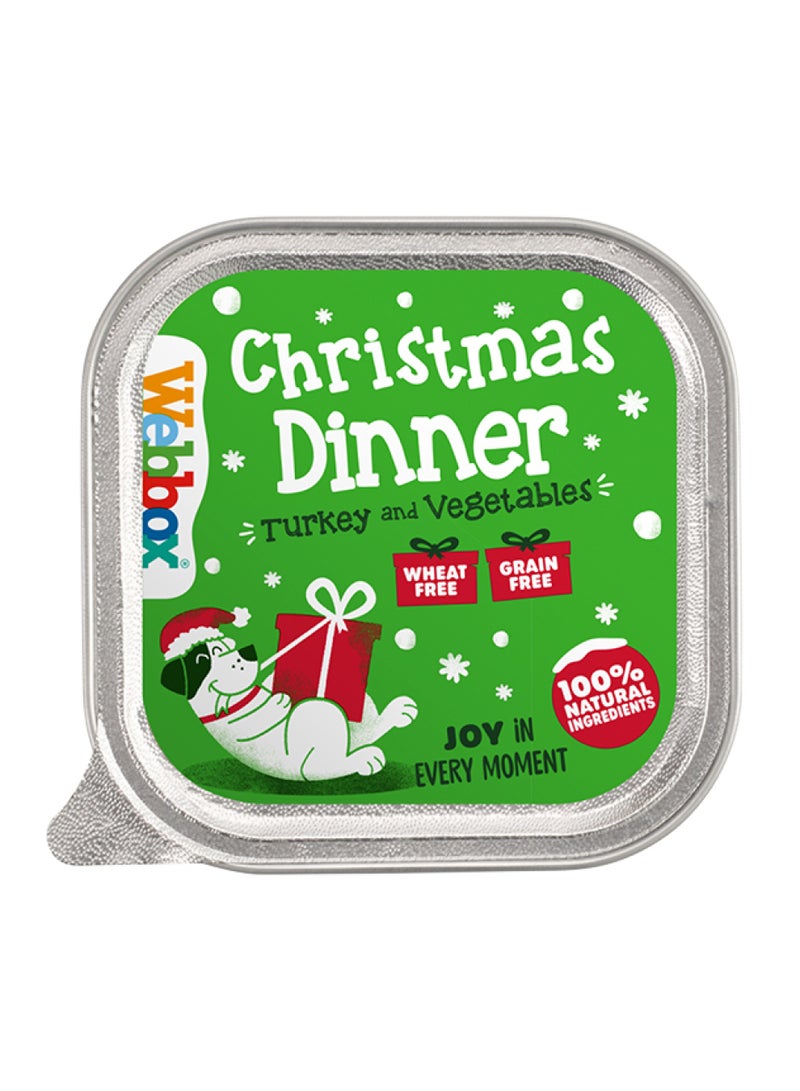 Webbox Festive - Dog Christmas Dinner With Turkey  And Vegetables - Image 1
