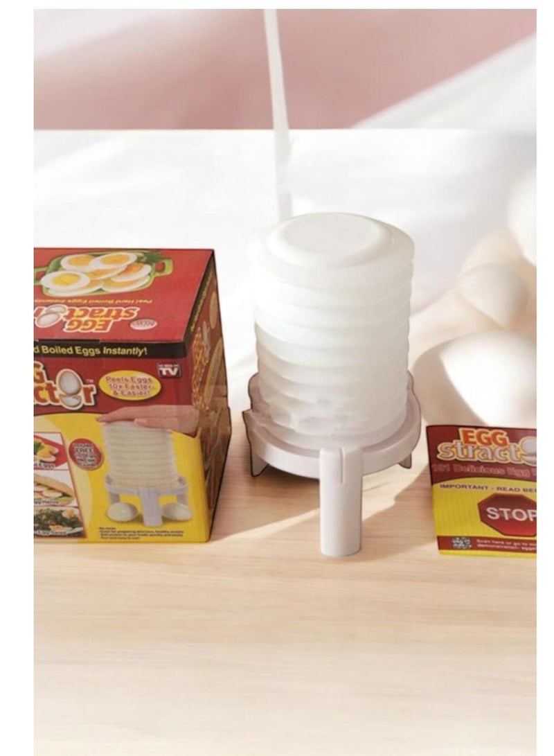 Egg boiler 350 W DLC-3117 white Comes with a shell-free cooked egg peeler and shell-free egg peeler, 2-piece kitchen tools  - Image 4