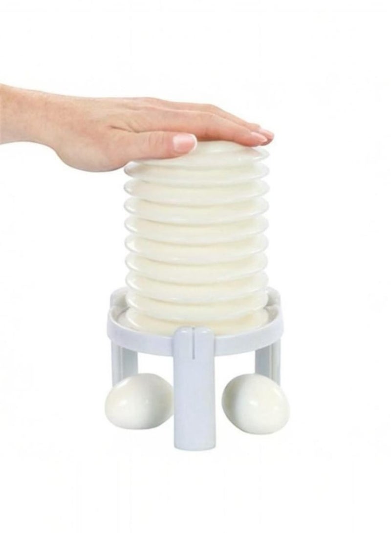 Egg boiler 350 W DLC-3117 white Comes with a shell-free cooked egg peeler and shell-free egg peeler, 2-piece kitchen tools  - Image 3