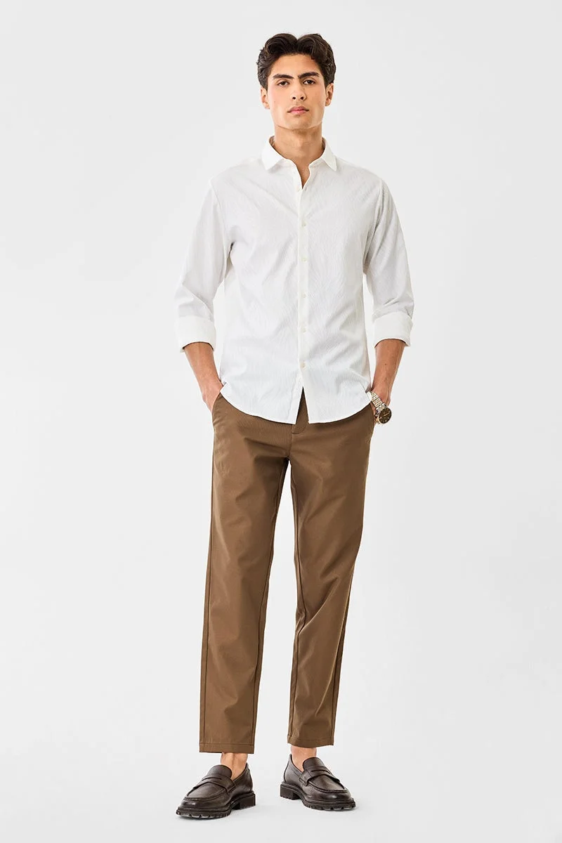 SNITCH Jacquard Slim Fit Shirt