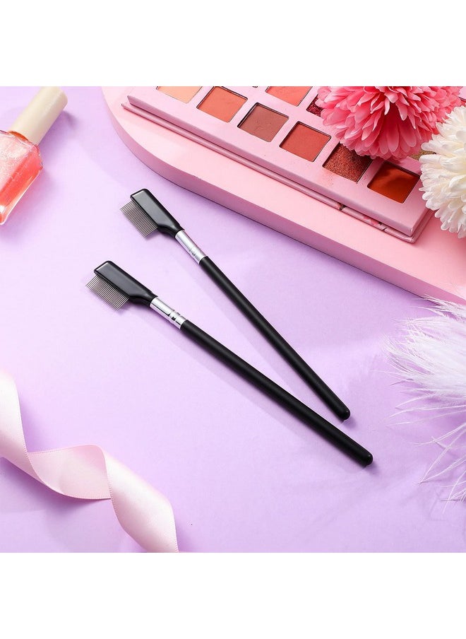 Metal Eyelash Brush 2 Pieces Grooming Eyelash Separator Mascara Metal Eyelash Comb Separated Lash Make Up Brush Comb Cosmetic Eyelashes Separator Curler Eye Makeup Brush Tool For Women Girls - pzsku/Z40559069A5286E08C961Z/45/_/1706506265/7493a970-2847-40fb-bf50-08ee13a9f38e