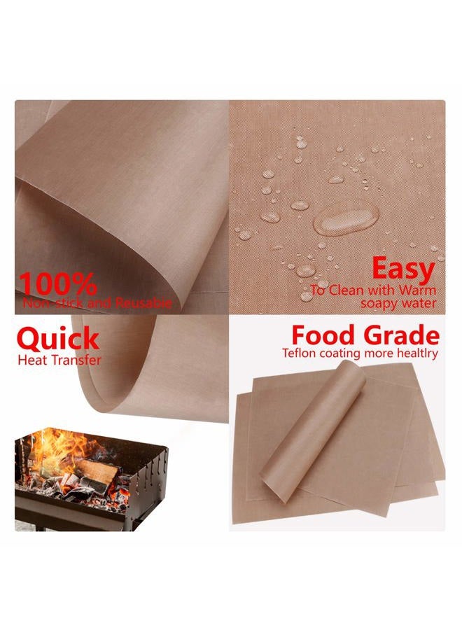 ubrand 3 Pack PTFE Teflon Sheet for Heat Press Transfer Sheet Non Stick 12" X 16" Heat Transfer Paper Reusable Heat Resistant Craft Mat, Non Stick Paper Washable and Reusable Heat Resistant Craft Mat - Image 3