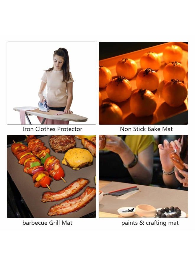 ubrand 3 Pack PTFE Teflon Sheet for Heat Press Transfer Sheet Non Stick 12" X 16" Heat Transfer Paper Reusable Heat Resistant Craft Mat, Non Stick Paper Washable and Reusable Heat Resistant Craft Mat - Image 4