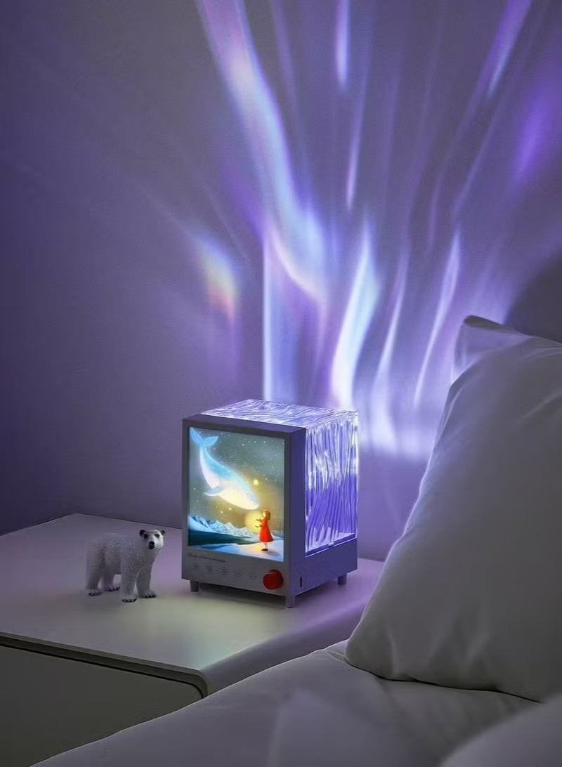 BlueFire Aurora Box S10 Bluetooth 5.3 Speaker with 7-Color LED Ambient Night Light 🌈 | White Noise Sleep Aid Lamp for Relaxation & Bedroom | Smart Touch Control, Rechargeable Portable Night Light with Hi-Fi 5W Sound | Stepless Dimming LED Projector for Kids & Adults | Soothing White Noise & Soft Lighting for Deep Sleep, Meditation & Home Décor | ABS+PC Durable Body, DC 5V Power, Long Battery Life | Perfect Gift for Bedrooms, Nurseries, Yoga Rooms & Cozy Corners 💫 - Image 5
