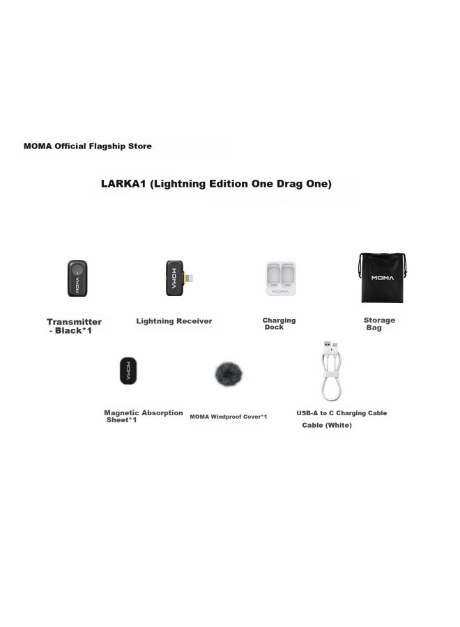 Moma Lark A1 Dopamine Wireless Lavalier Microphone With National Subsidy - Image 1