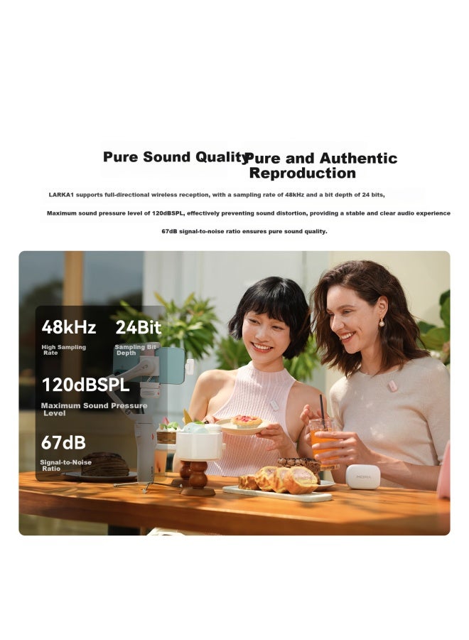 Moma Lark A1 Dopamine Wireless Lavalier Microphone With National Subsidy - Image 2