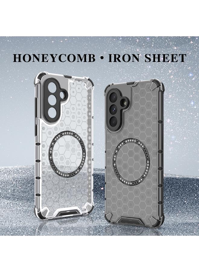 S-TOP Case For Samsung Galaxy A36 5G Honeycomb Magnetic Ring Shockproof Phone Case - Image 3