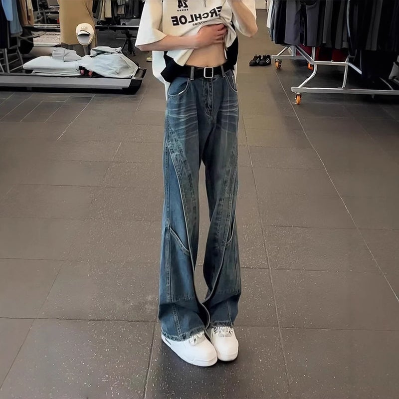 Unisex Casual Daily Denim Jeans - Image 2