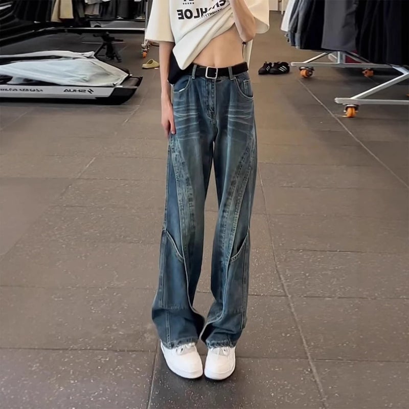 Unisex Casual Daily Denim Jeans - Image 3