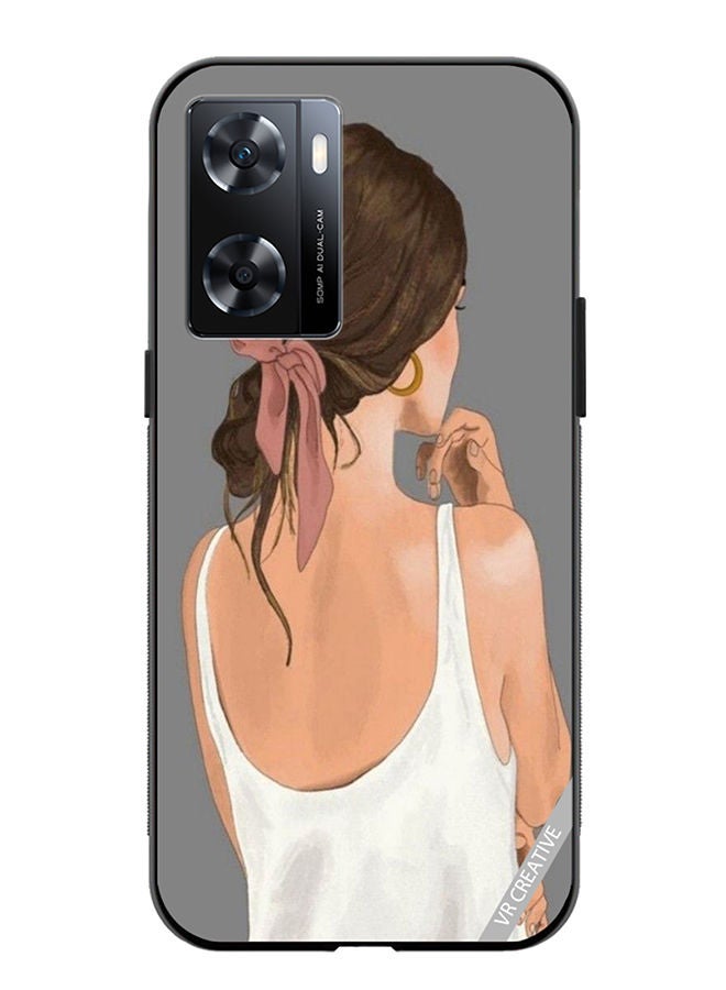 VR CREATIVE Protective Case Cover For OnePlus Nord N20 SE Girl Design Multicolour - Image 1